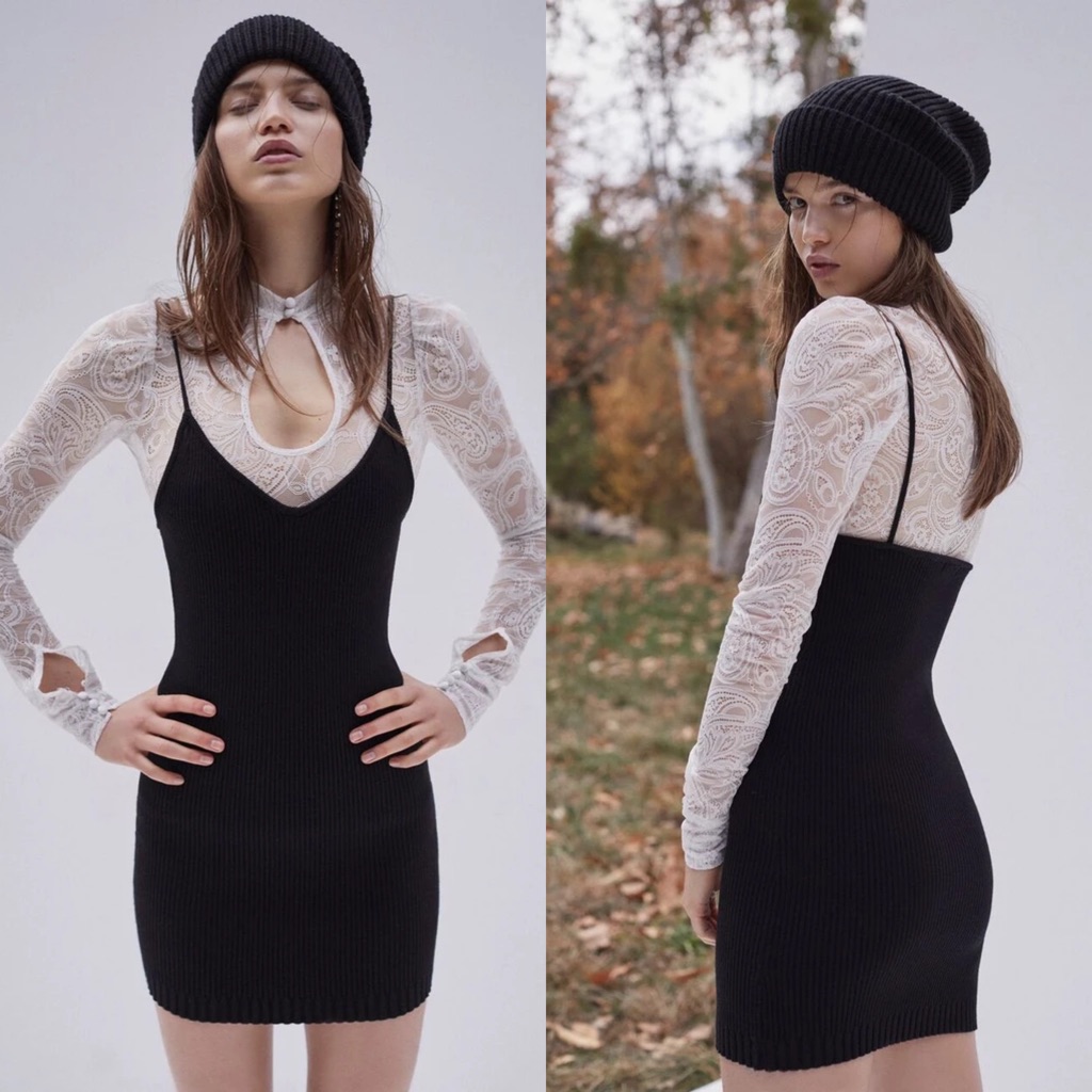 Fl&L ‘Annie’ Ribbed Tank Dress